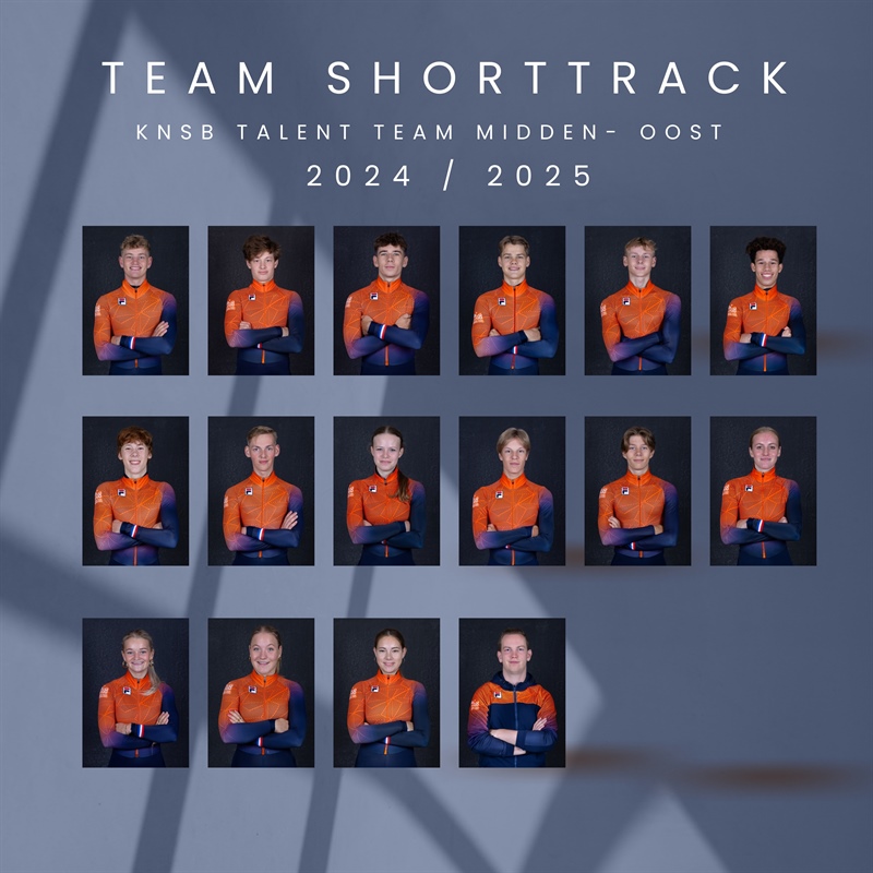 Team shorttrack is klaar voor het nieuwe seizoen